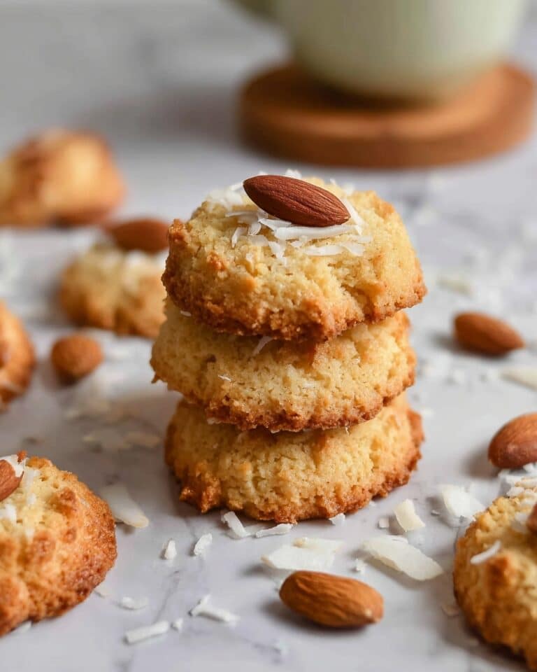 Coconut Almond Cookies Recipe