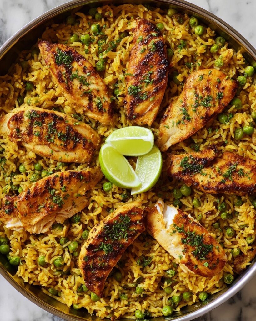 One Pan Mediterranean Chicken and Rice Recipe