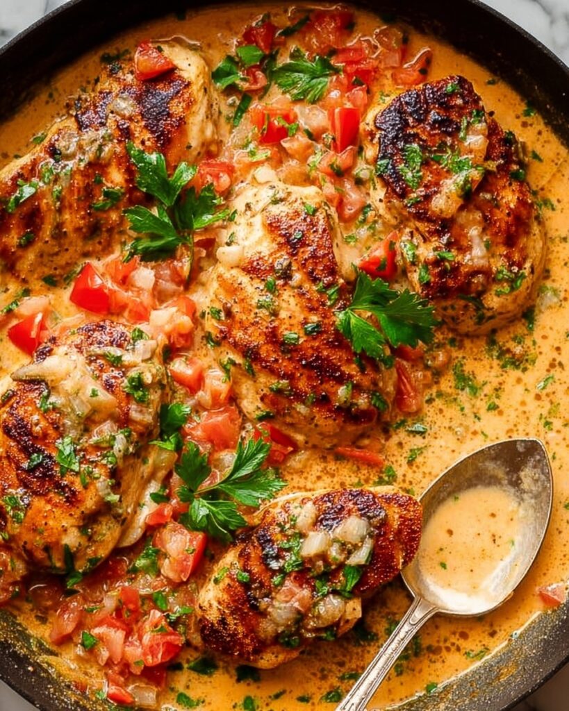 Coconut Milk Chicken with Spiced Tomato Sauce Recipe