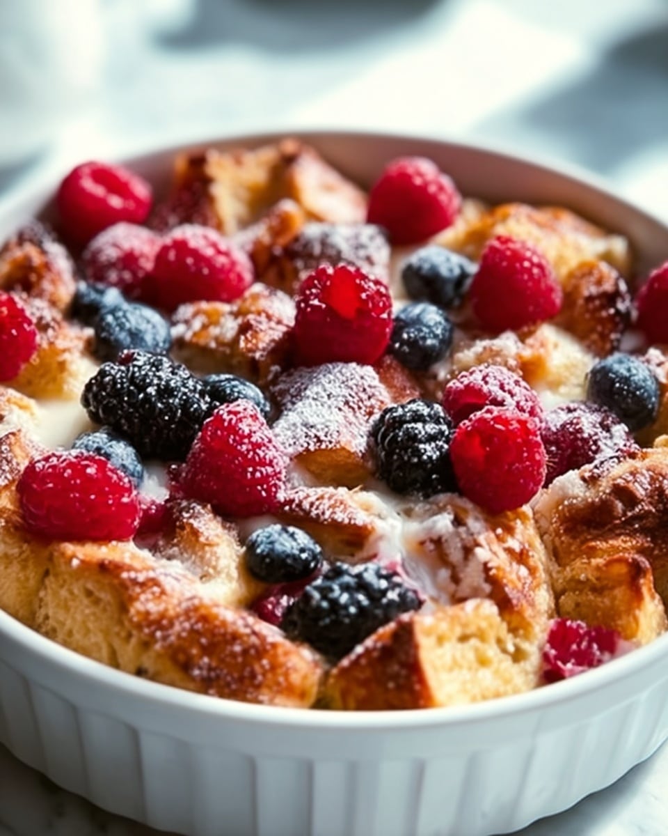 Berry Croissant Breakfast Bake Recipe