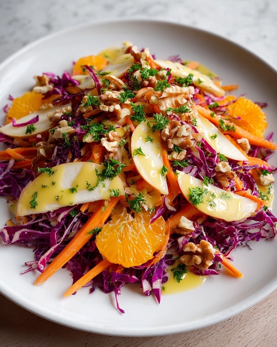 Crunchy Apple Carrot Salad with Creamy Citrus Dressing Recipe