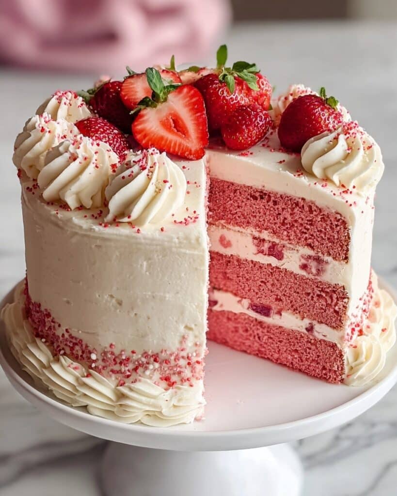 The Best Strawberry Cake Ever Recipe