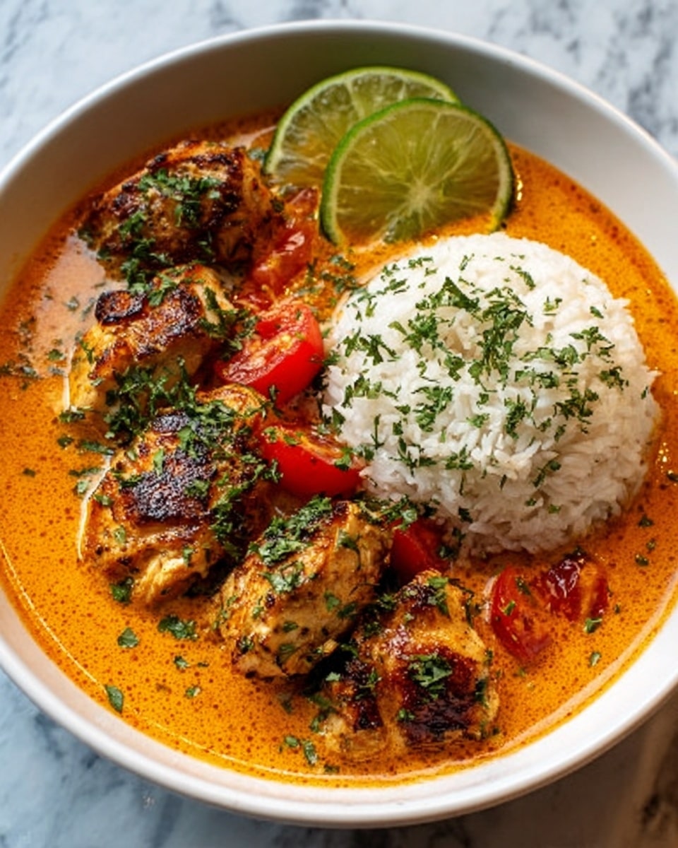 Fiery Brazilian Coconut Chicken in Tropical Pepper Cream Sauce Recipe