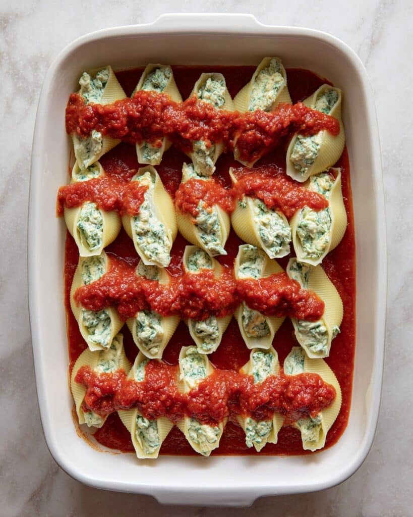 Vegan Stuffed Jumbo Shells with Spinach Recipe