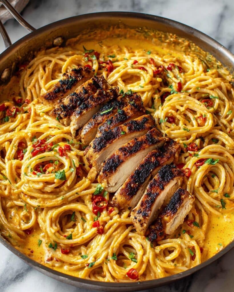 Spicy Cajun Honey Butter Chicken and Pasta Recipe