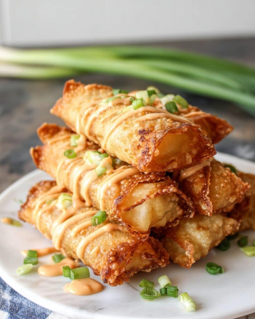 Bang Bang Shrimp Egg Rolls Recipe