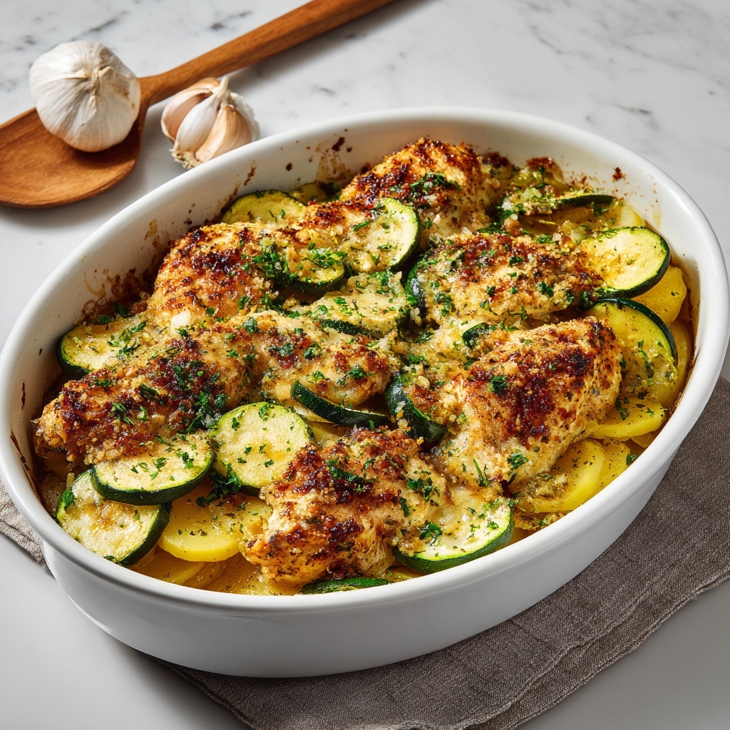 Easy Chicken Zucchini Bake Recipe