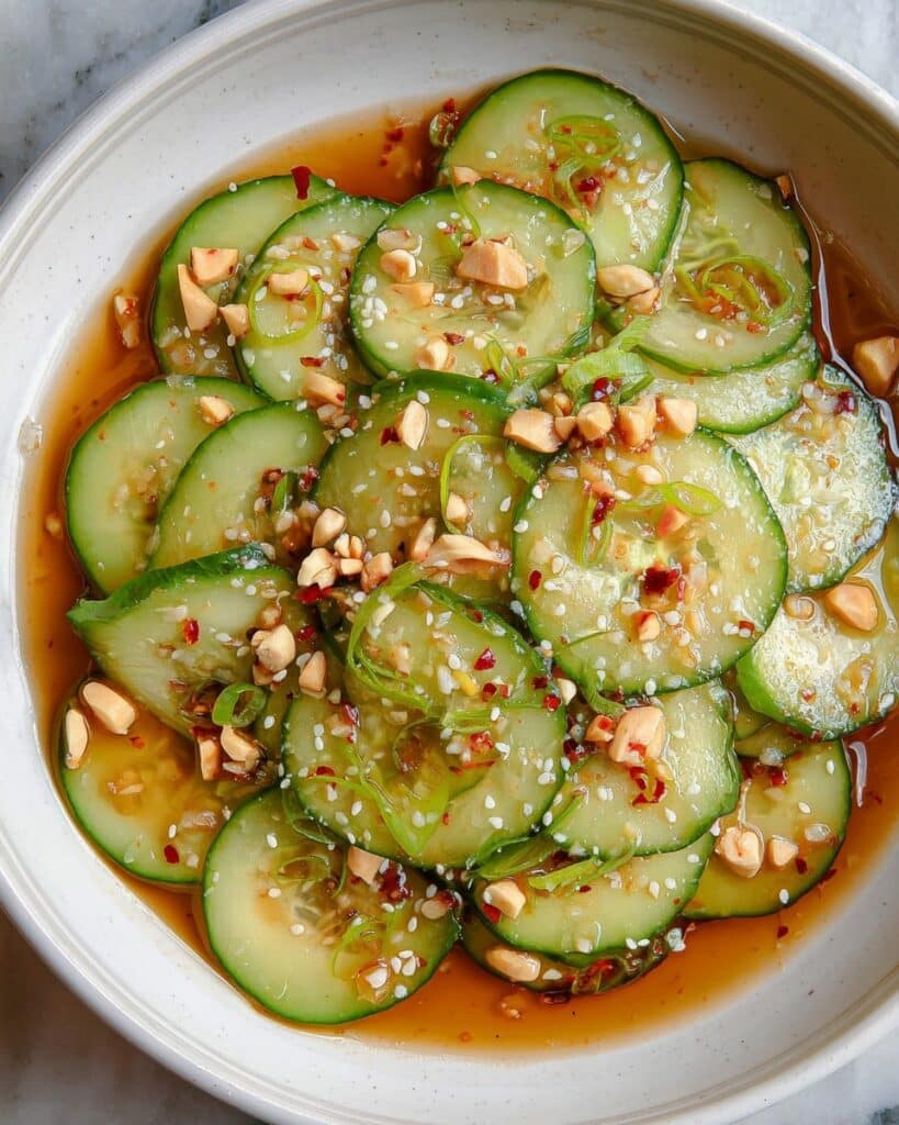 Easy Asian Cucumber Salad Recipe