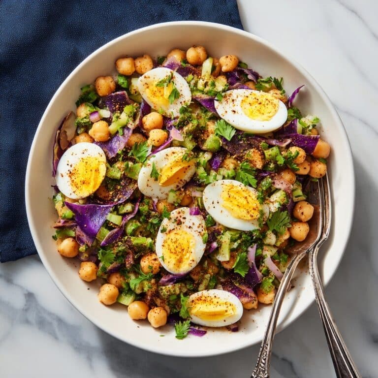Mediterranean Chickpea Egg Salad Recipe