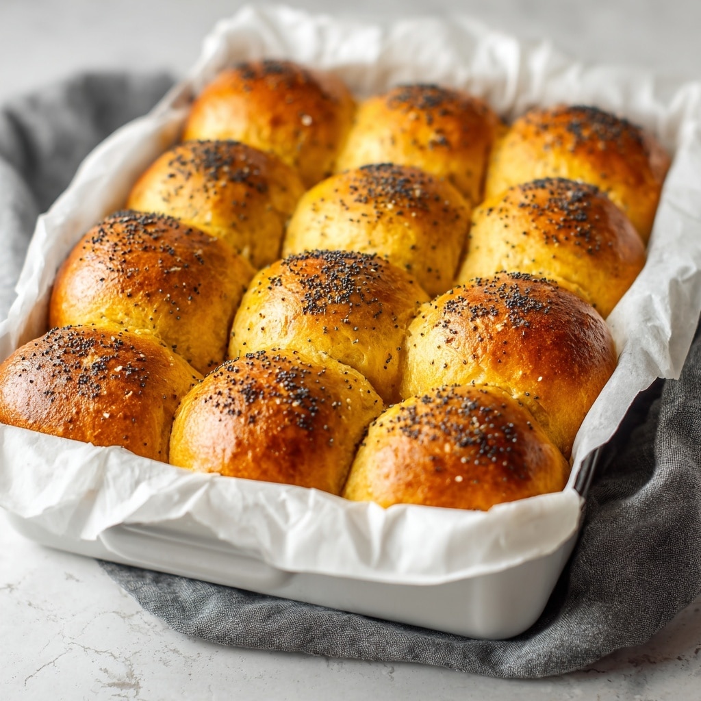 A sandwich is placed inside a small white bowl with two handles, topped with a sesame and poppy seed bun. The sandwich has a layer of melted cheese dripping over layers of sliced meat and possibly some sauce underneath. The bowl sits on a white marbled surface with additional sandwich buns blurred in the background. The bun looks golden and slightly toasted with a soft texture, and the cheese looks gooey and creamy. The overall image focuses on showing the melted cheese and the sandwich details clearly in a cozy setting. photo taken with an iphone --ar 4:5 --v 7