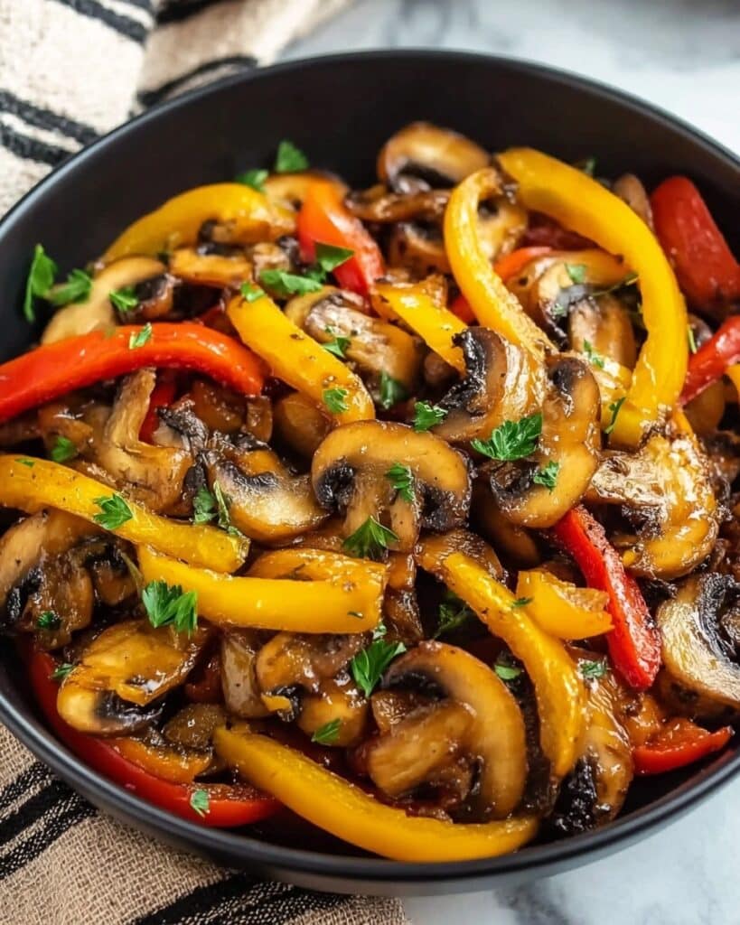 Vegan Portobello Mushroom Fajitas Recipe