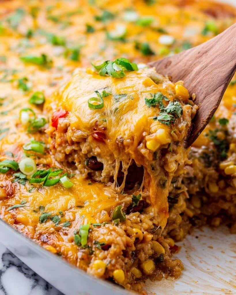 Green Chile Chicken and Rice Casserole Recipe
