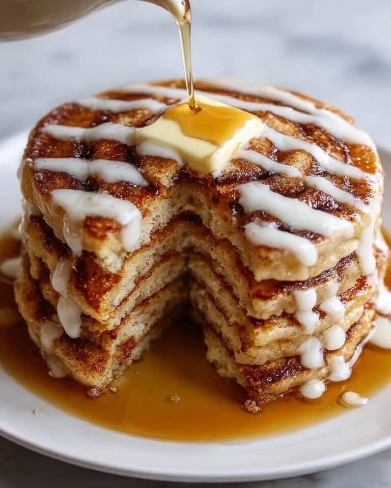 Cinnamon Roll Pancakes Recipe