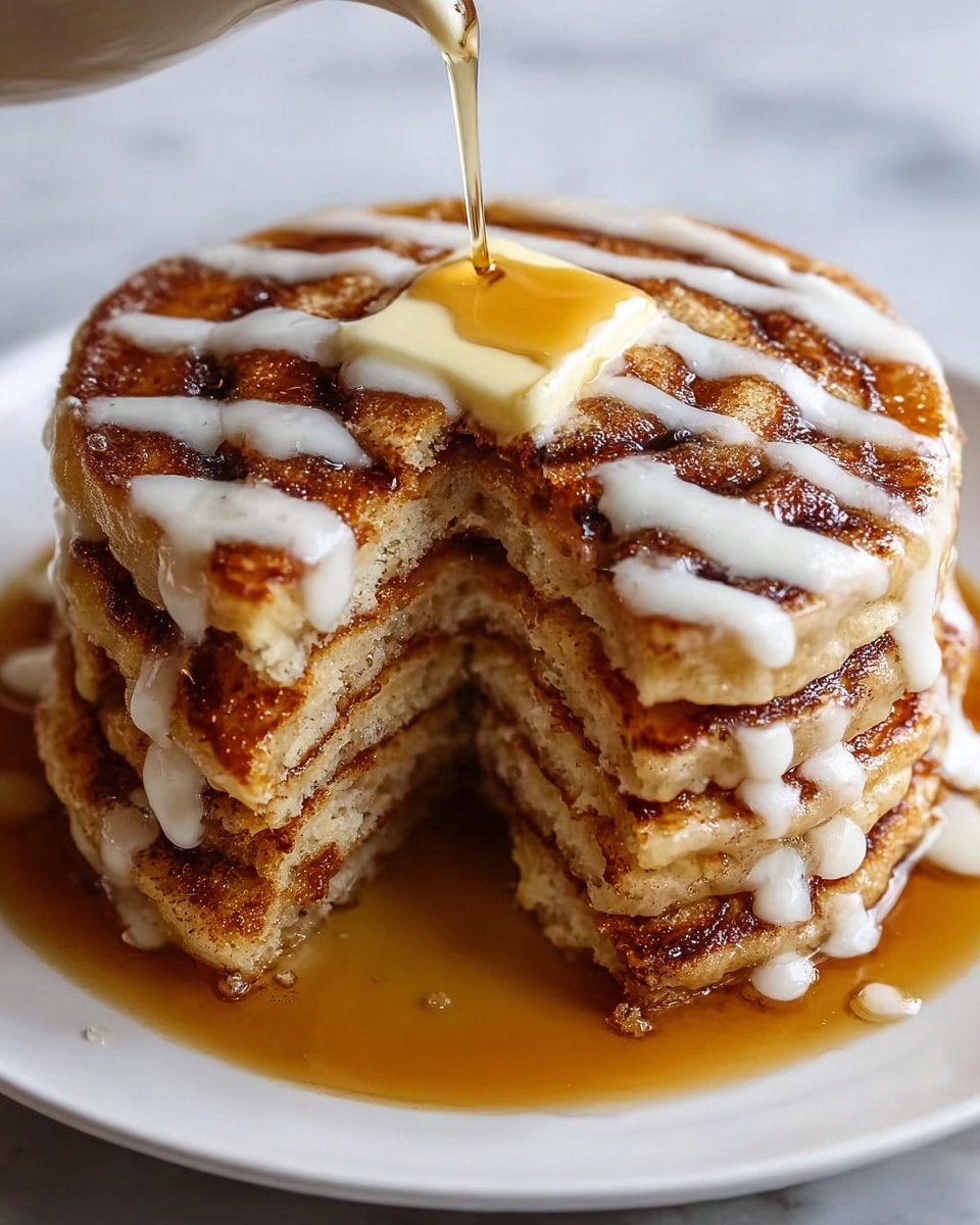 Cinnamon Roll Pancakes Recipe