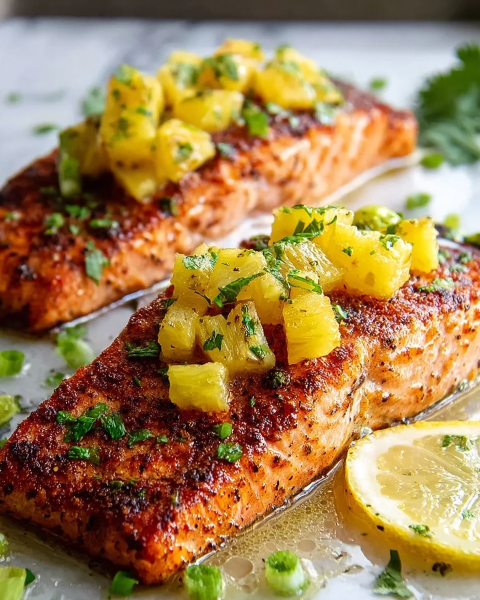 Pineapple Glazed Salmon Recipe