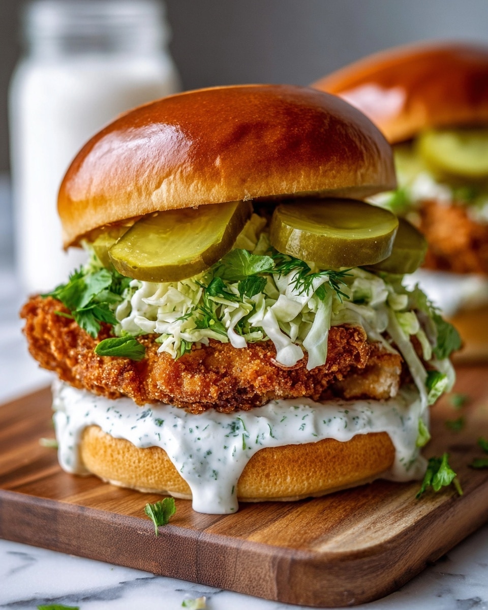 Crispy Dill Chicken Sandwich Recipe