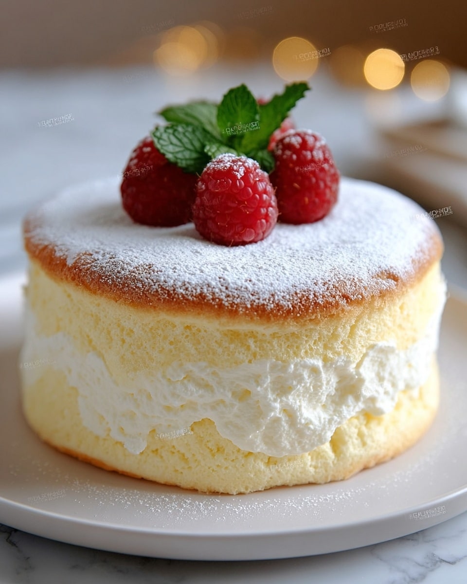 Yogurt Cloud Cake: A Light and Fluffy Dessert Recipe