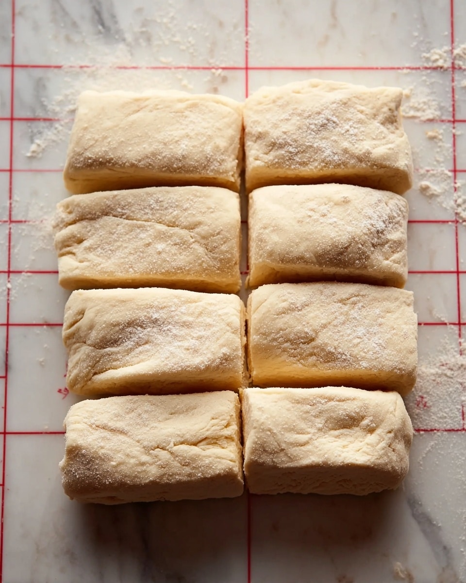 This image shows two square donuts with shiny light brown glaze on top. One donut is whole while the other one has a bite taken out, showing soft, light-colored inside dough. The donuts sit on white parchment paper, placed on a white marbled surface. The glaze looks smooth and slightly reflective, covering the top and edges but not the bottom. Photo taken with an iphone --ar 4:5 --v 7