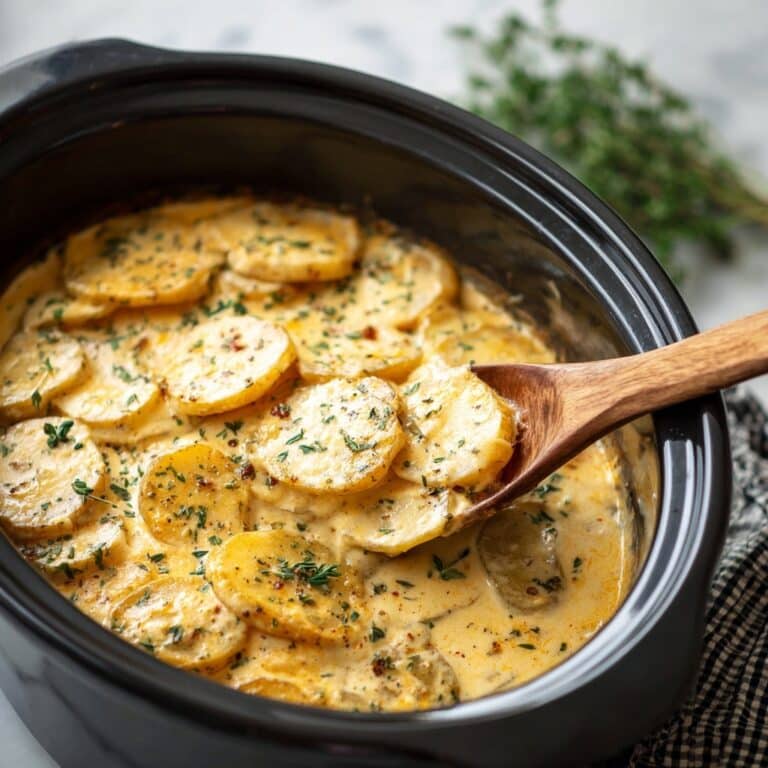 Slow Cooker Scalloped Potatoes Recipe