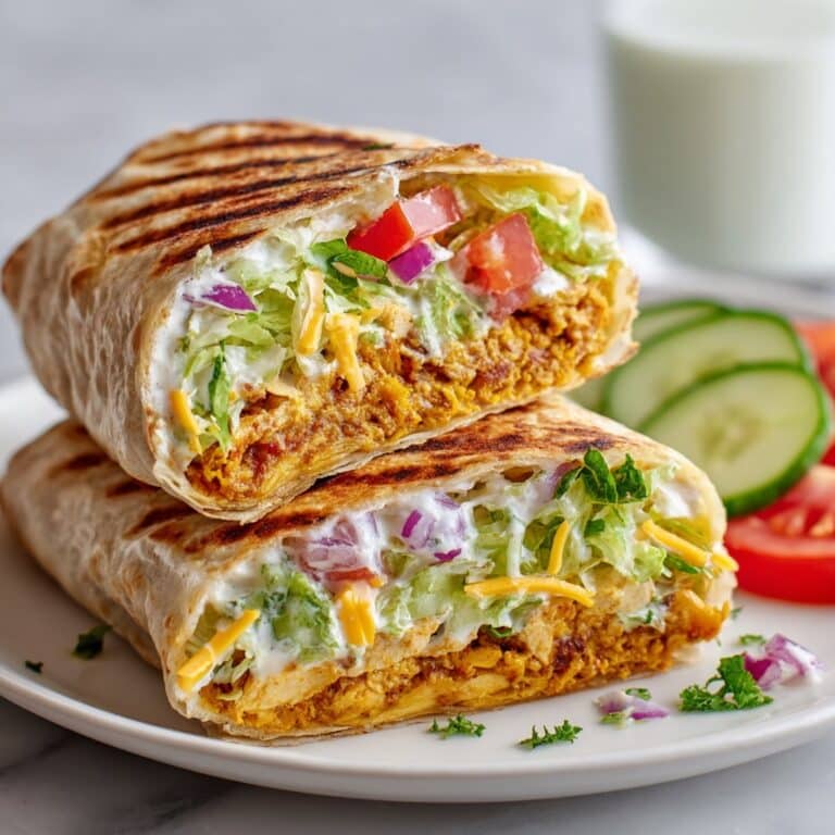 15-Minute Buffalo Chickpea Wraps Recipe