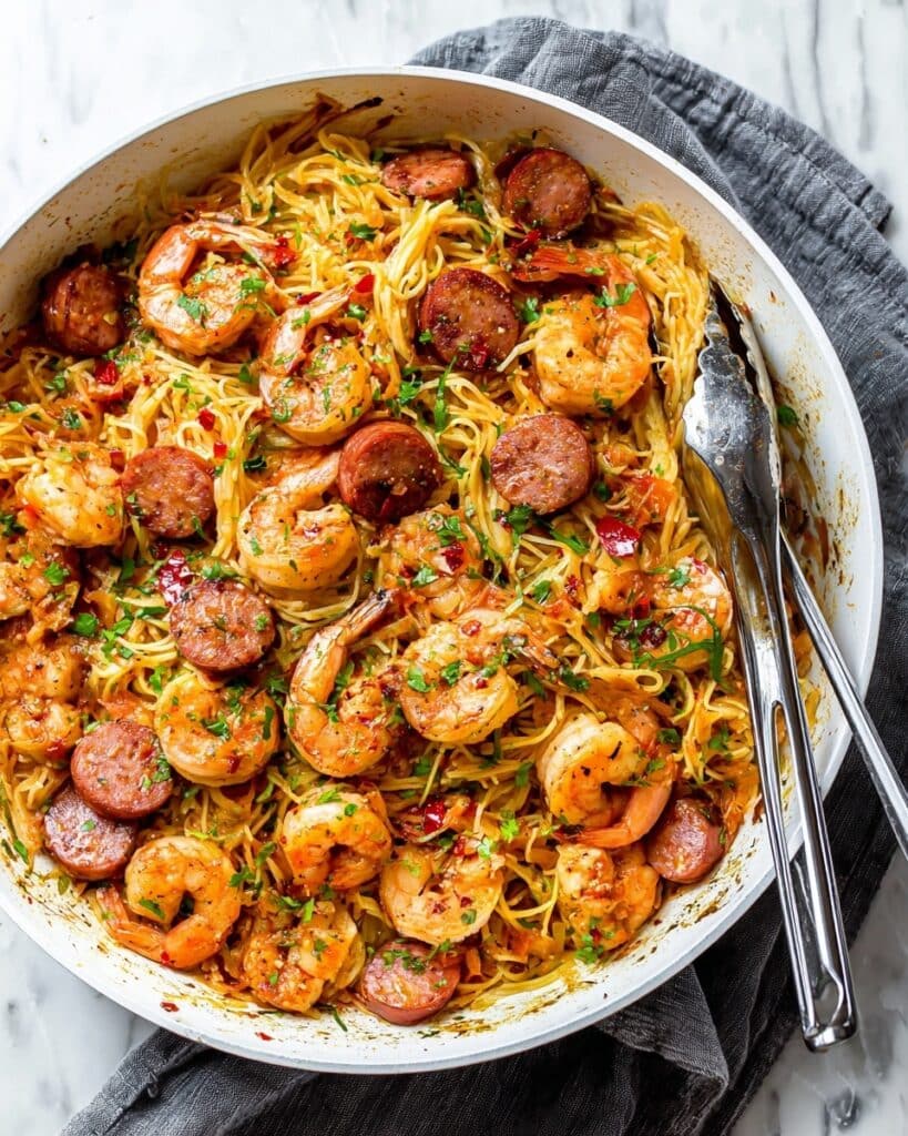 Dairy-Free Creamy Cajun Shrimp Pasta Recipe