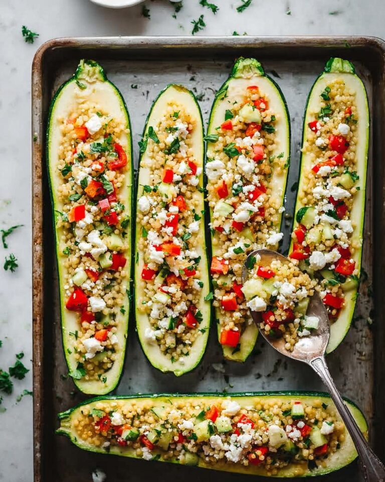 Mediterranean Stuffed Zucchini Recipe