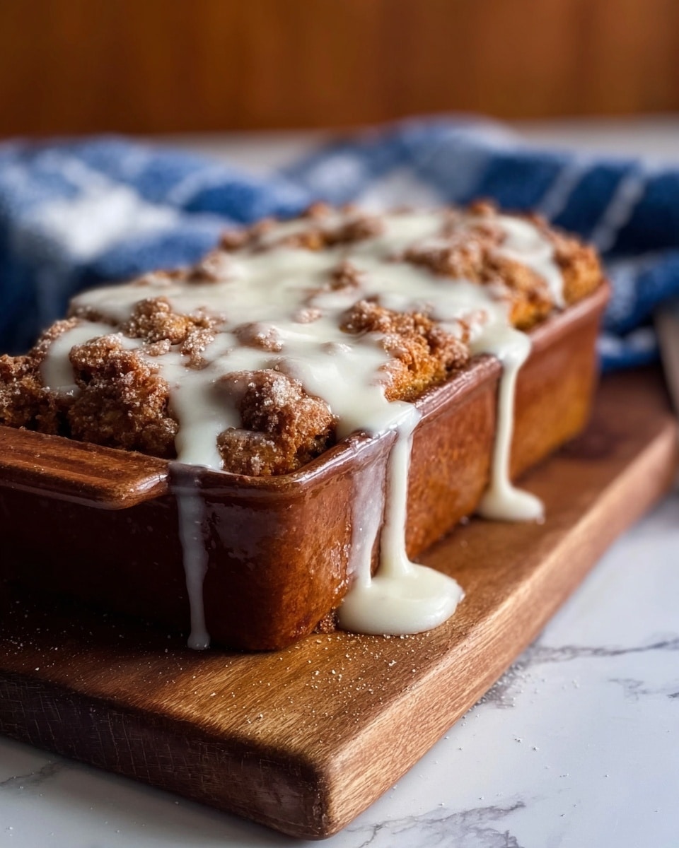 A close-up of a round, thick pastry with a rough, uneven surface showing twisted layers of golden brown dough coated in a shiny, white glaze drizzled unevenly on top. The texture is bumpy and crunchy with hints of cinnamon sugar visible in the deeper crevices. The pastry sits directly on a clean white marbled surface with soft lighting highlighting its glossy finish and crisp edges. Photo taken with an iphone --ar 4:5 --v 7