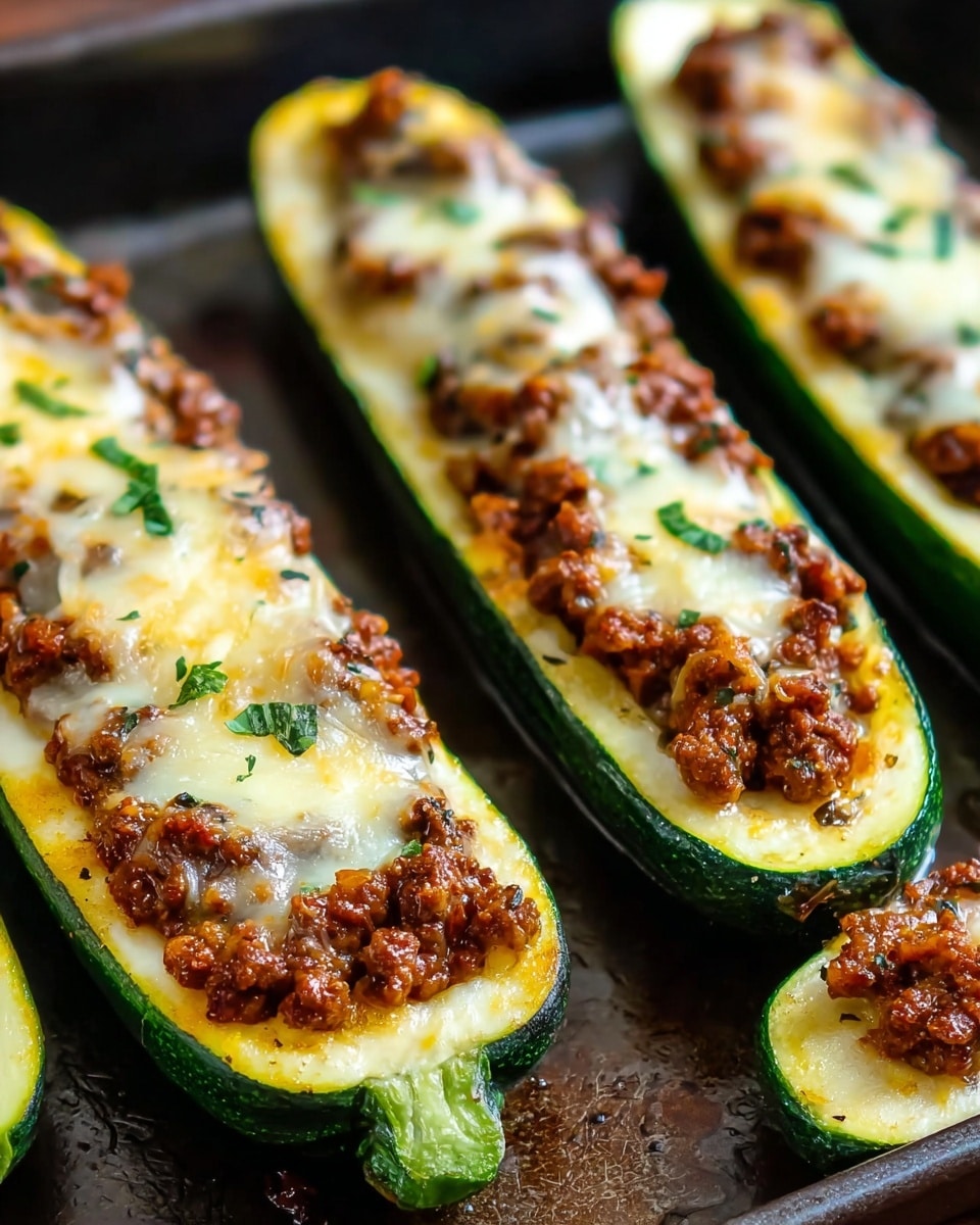 Easy Ground Beef Zucchini Boats (Healthy and Delicious) Recipe