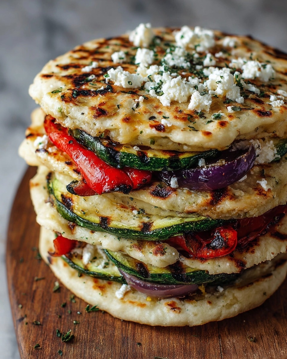 Grilled Mediterranean Veggie Quesadillas Recipe