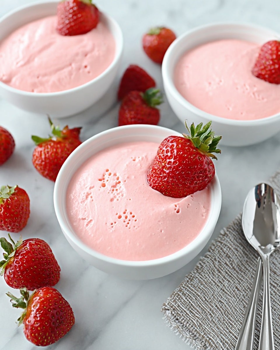 Low-Carb Strawberry Jello Fluff Recipe