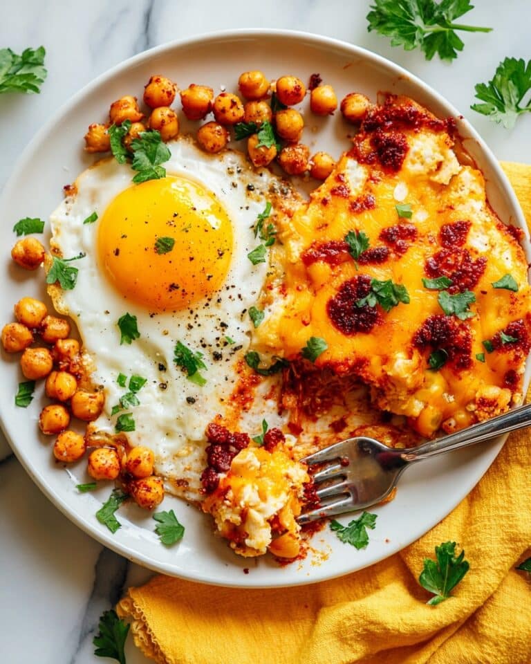 Smoky Chickpea Fried Eggs (4 Ingredients) Recipe