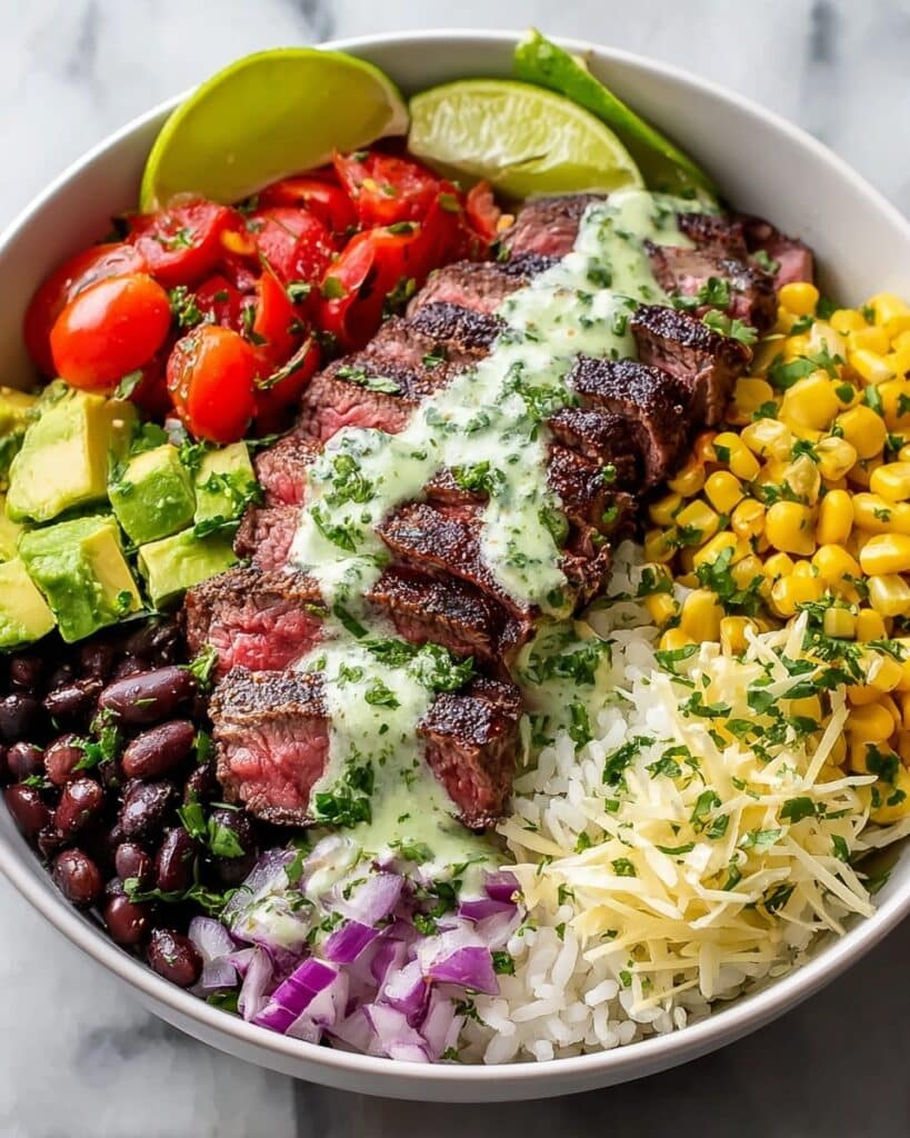 Cilantro Lime Steak Bowls Recipe