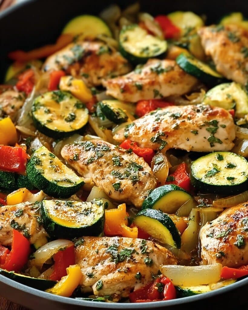 Chicken and Zucchini Skillet: Easy, Healthy Recipe