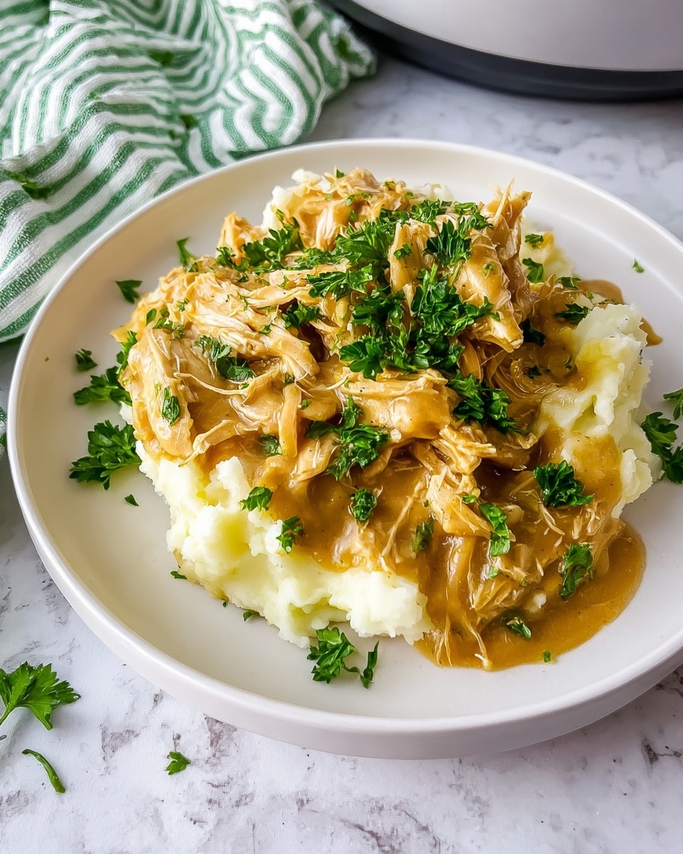 Slow Cooker Chicken and Gravy Recipe